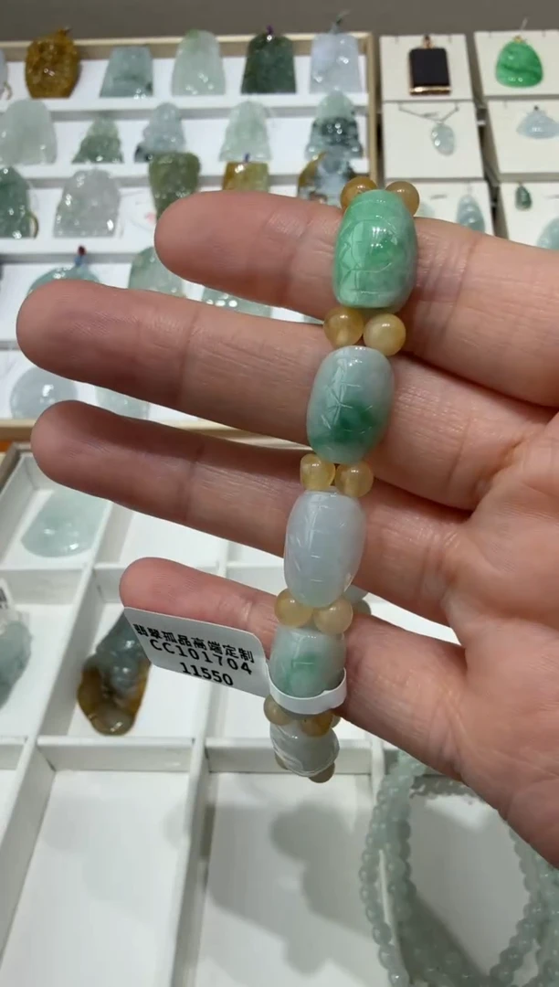 未镶嵌挂件翡翠✥**✥A货翡翠多样性孤品