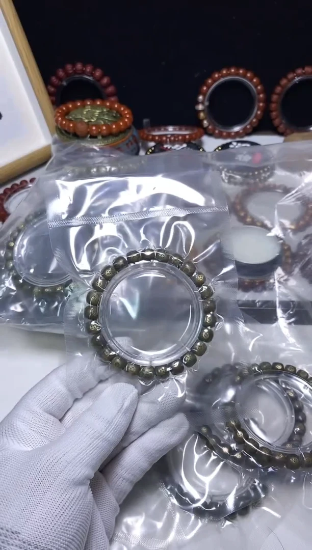 猴头核桃手串卍字满标绿幽灵星月尺寸9左右 17号