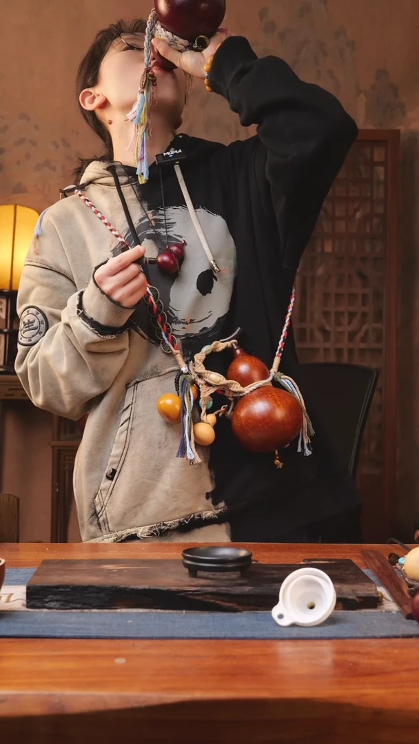 【闪购商品】366号精品大漆葫芦防腐防渗装饮料水茶酒