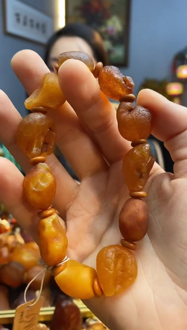 未镶嵌琥珀手串手串