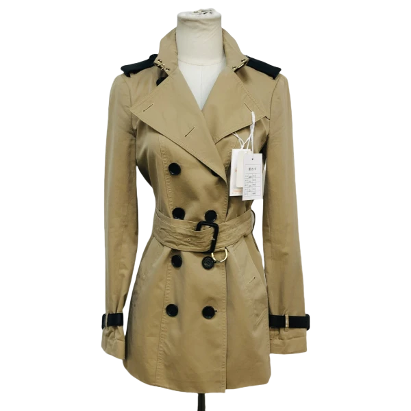 妃鱼/博柏利/棉/大衣/95新/马零二一六