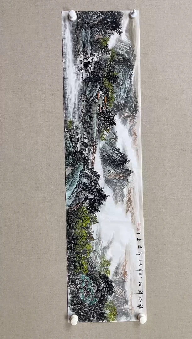 国画138*34 殷新建殷新建殷新建殷新建殷新建