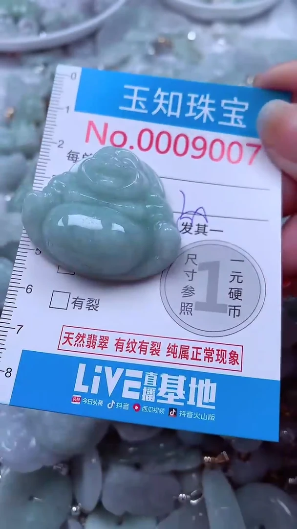 吊坠(不含链)未镶嵌翡翠9007