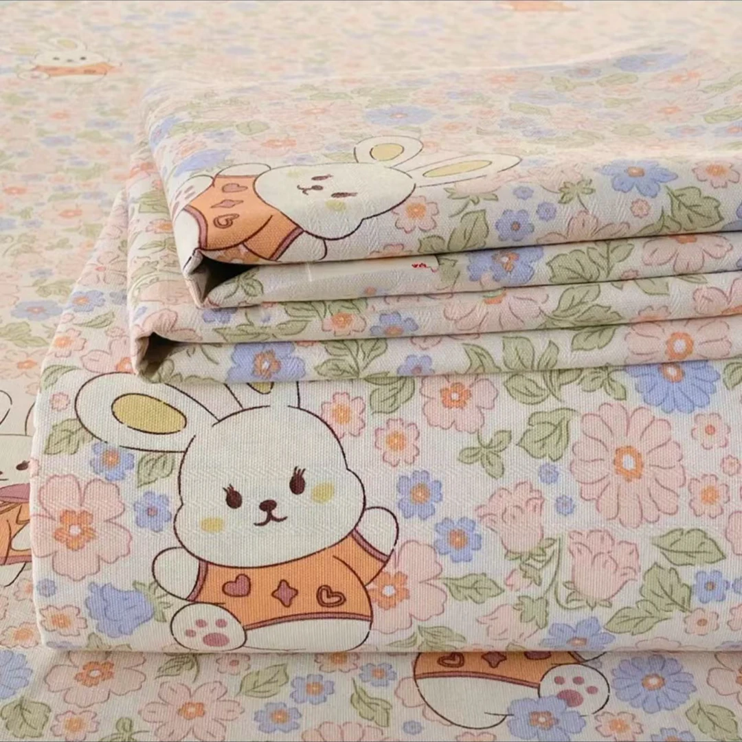 【北奈かわ会社】纯棉老粗布加大透气吸汗床单 230*250 百花绽放