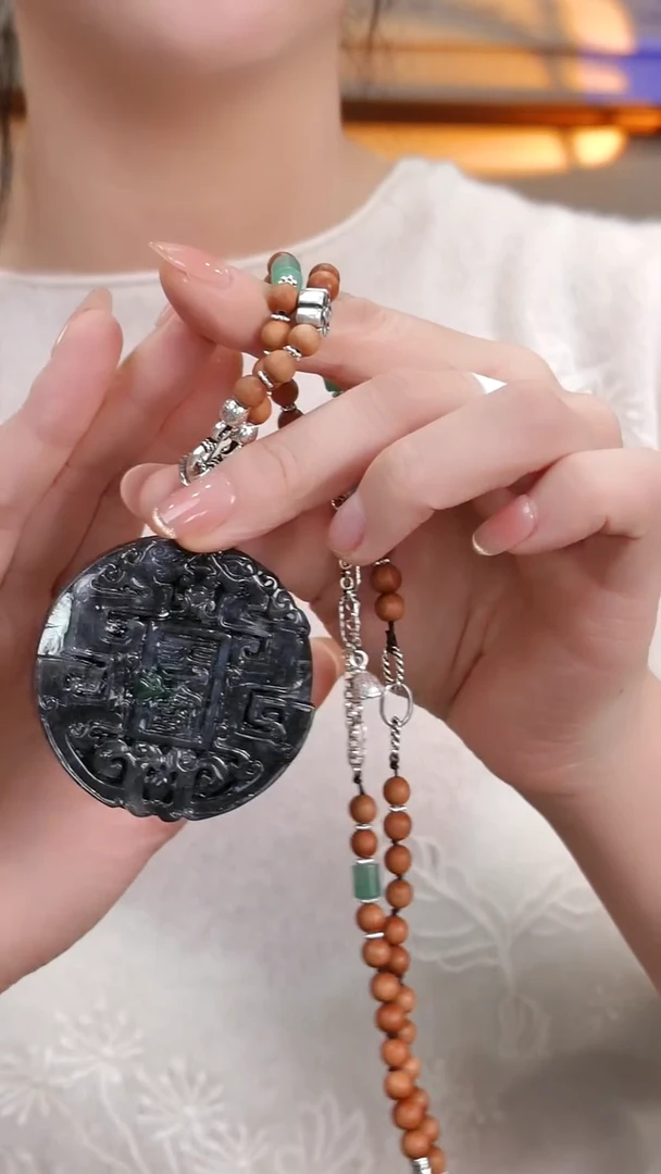 颈饰未镶嵌翡翠国风