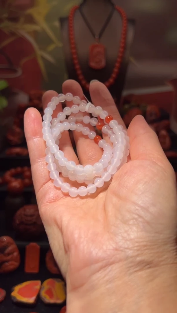 未镶嵌手链玛瑙/玉髓手串