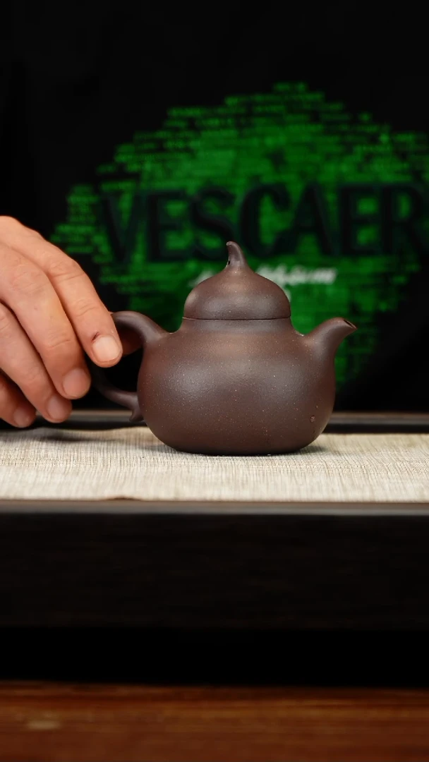 茶壶紫砂四底福禄