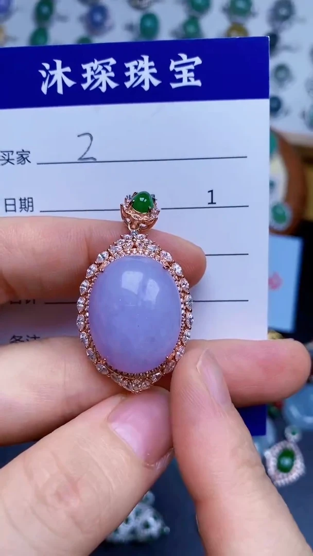 翡翠戒指银S925镶嵌2222
