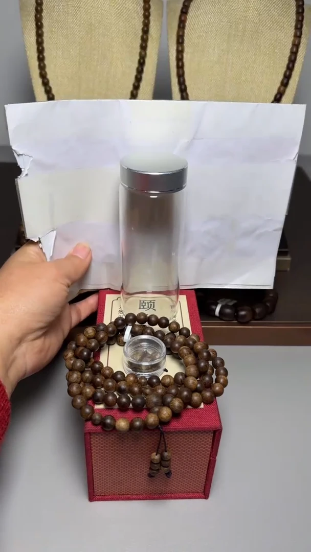 【闪购商品】沉香手串芽庄白棋瘤疤0.8