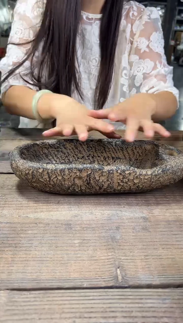 陶土【火山泥】牛槽盆