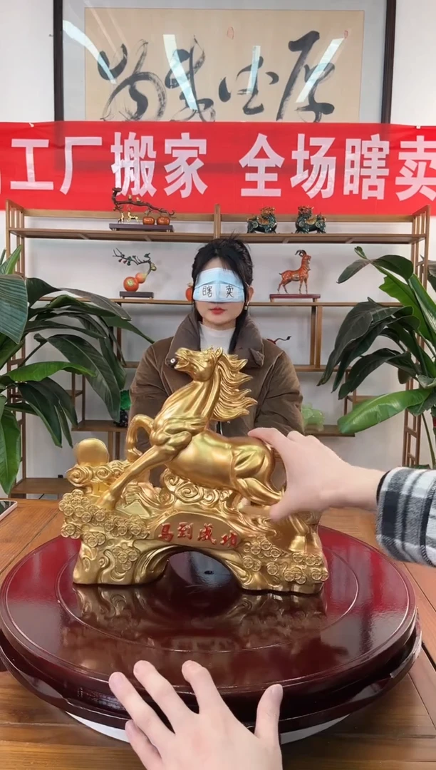 树脂树脂仓库搬家摆件清33