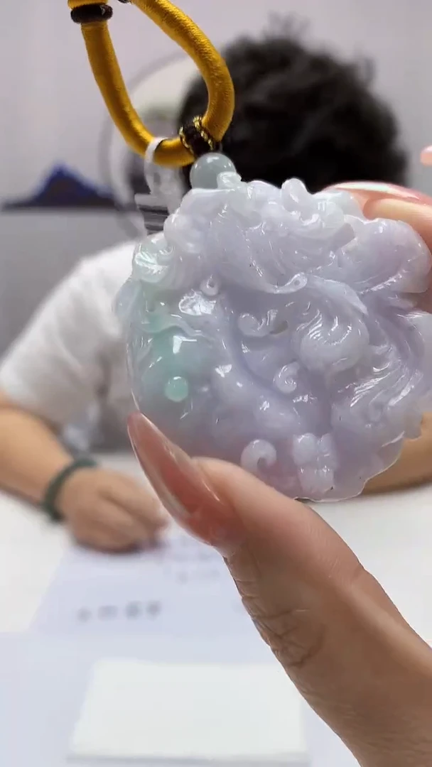 【闪购商品】定制翡翠未镶嵌4688DD-毛货挂件130