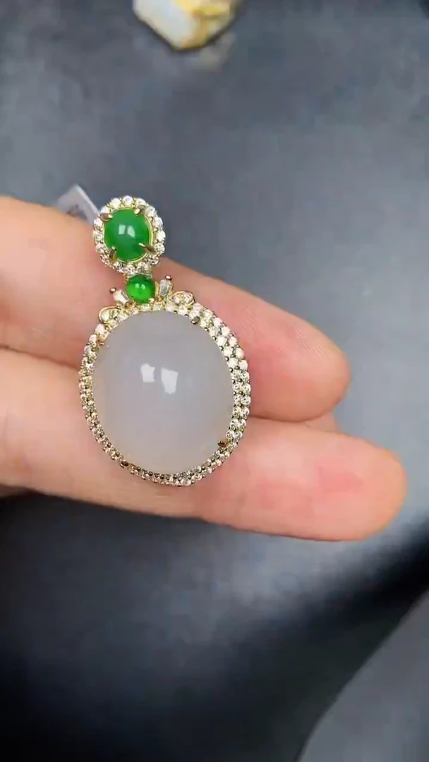 银S925镶嵌戒指翡翠2780