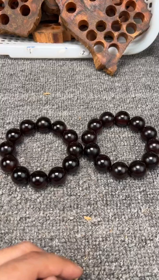 柏木（崖柏）2.0圆珠凤血金 瓷化料 香味浓郁 天花板级