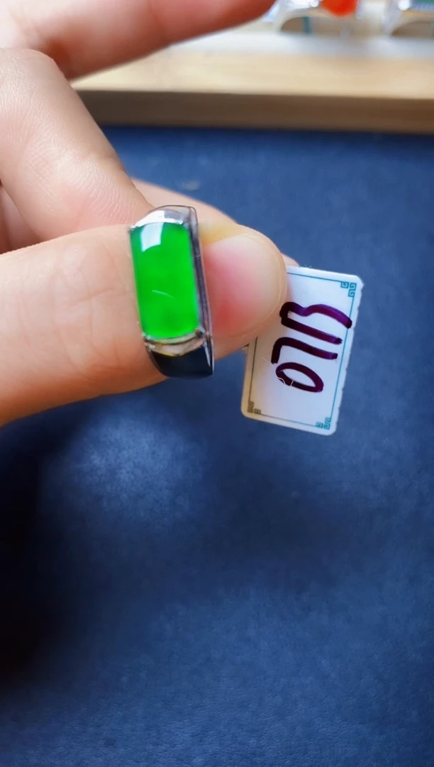 银S925镶嵌戒指翡翠22222