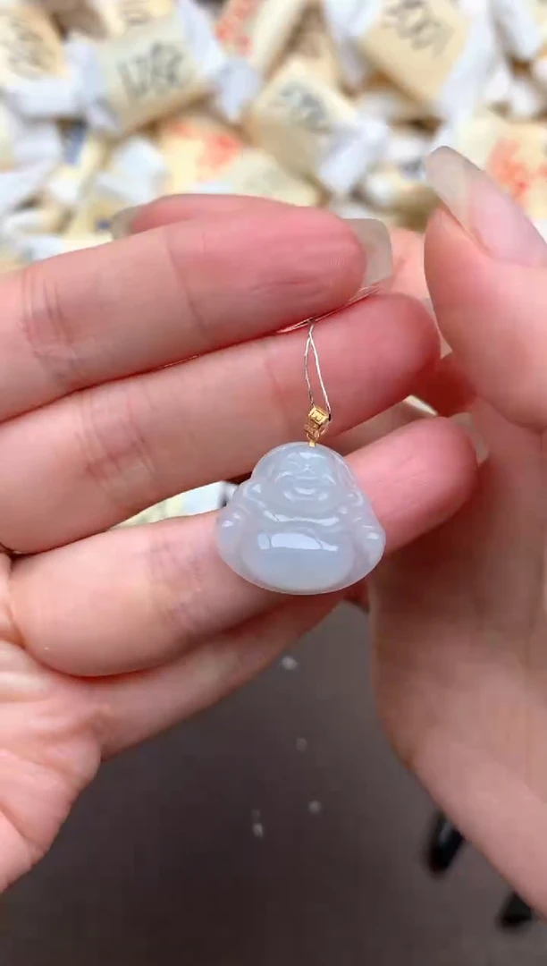 【闪购商品】翡翠挂件18K金镶嵌   一 