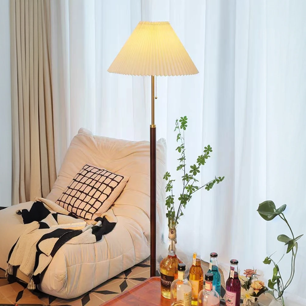 落地灯客厅北欧轻奢沙发边设计感简约书房卧室房床头立式落地台灯
