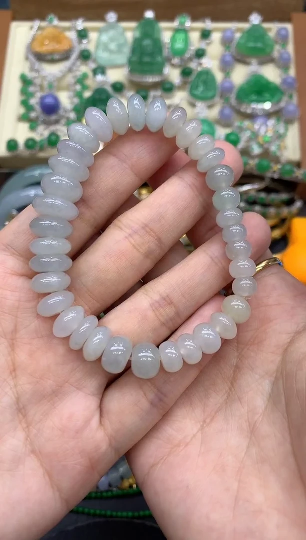 未镶嵌手串翡翠496-中国好珍宝