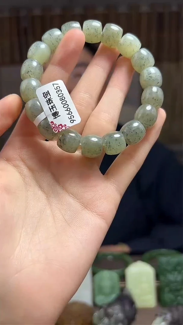 和田玉未镶嵌颈饰挂件12MM