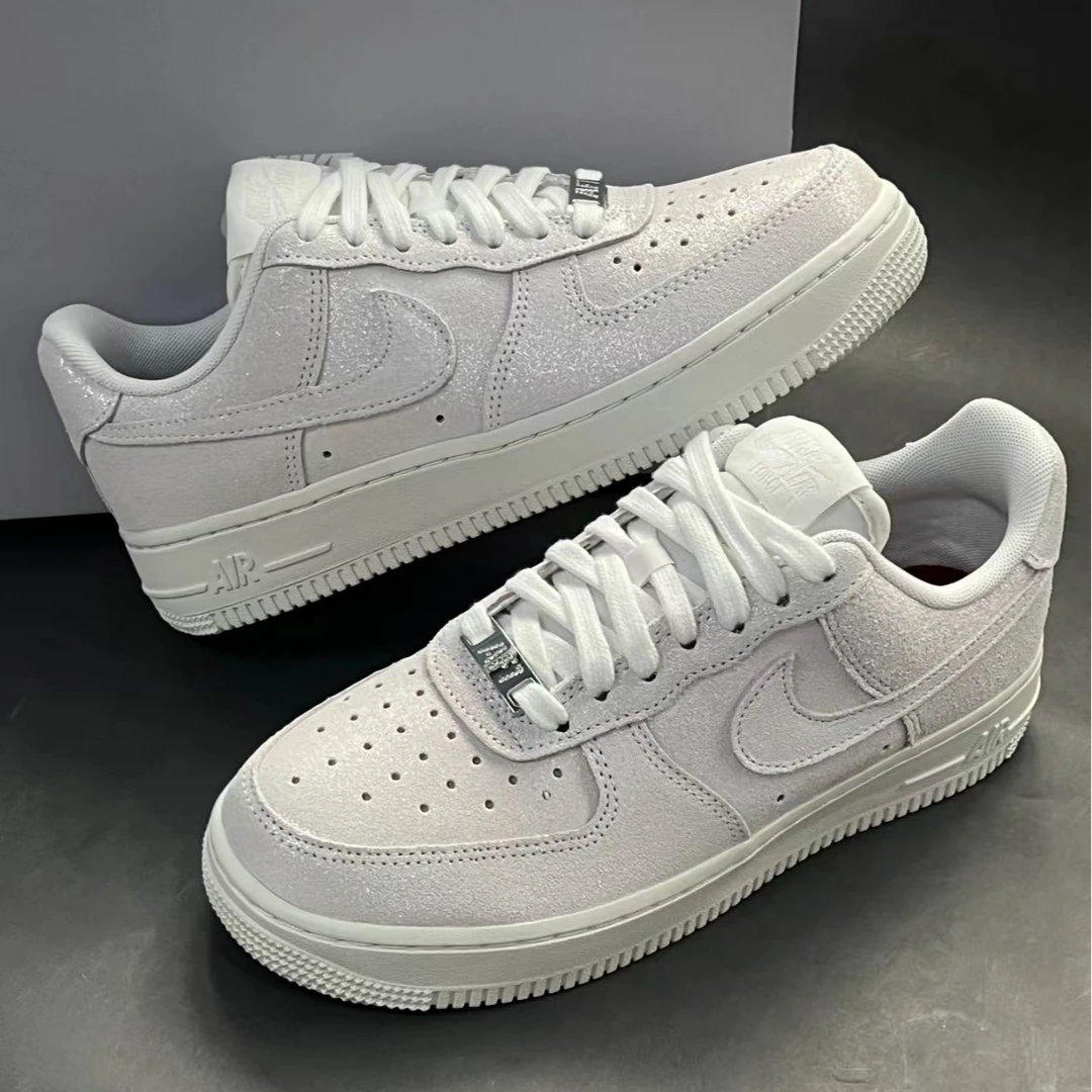 Nike耐克Air Force 1 女款浅粉空军一号低帮运动休闲板鞋官方正品