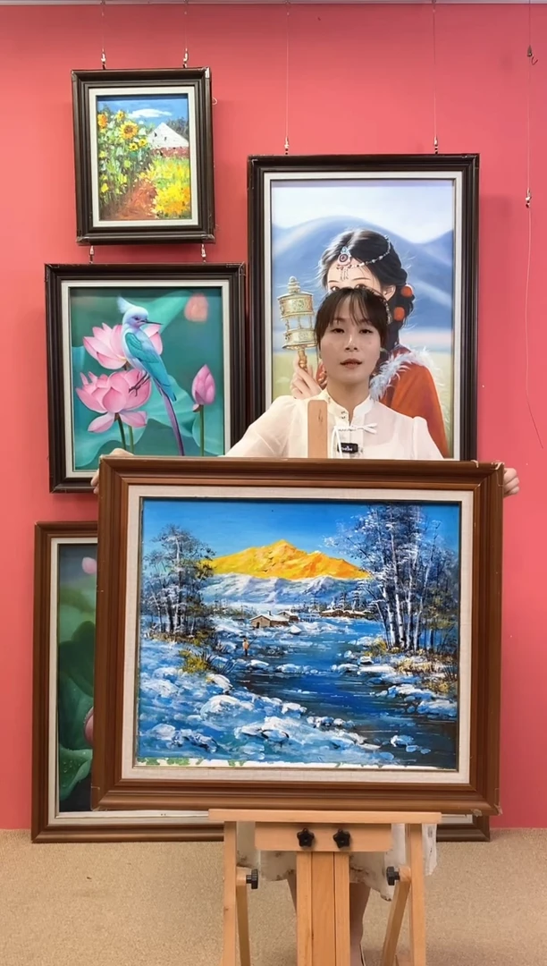 油画醉**白尺寸50*60画芯（不含框）