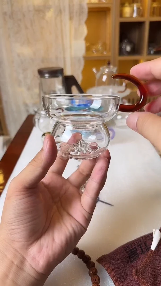 红色灵角茶漏。。。。。。