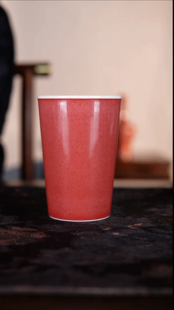 杯子白泥豇豆好陶瓷纯手工