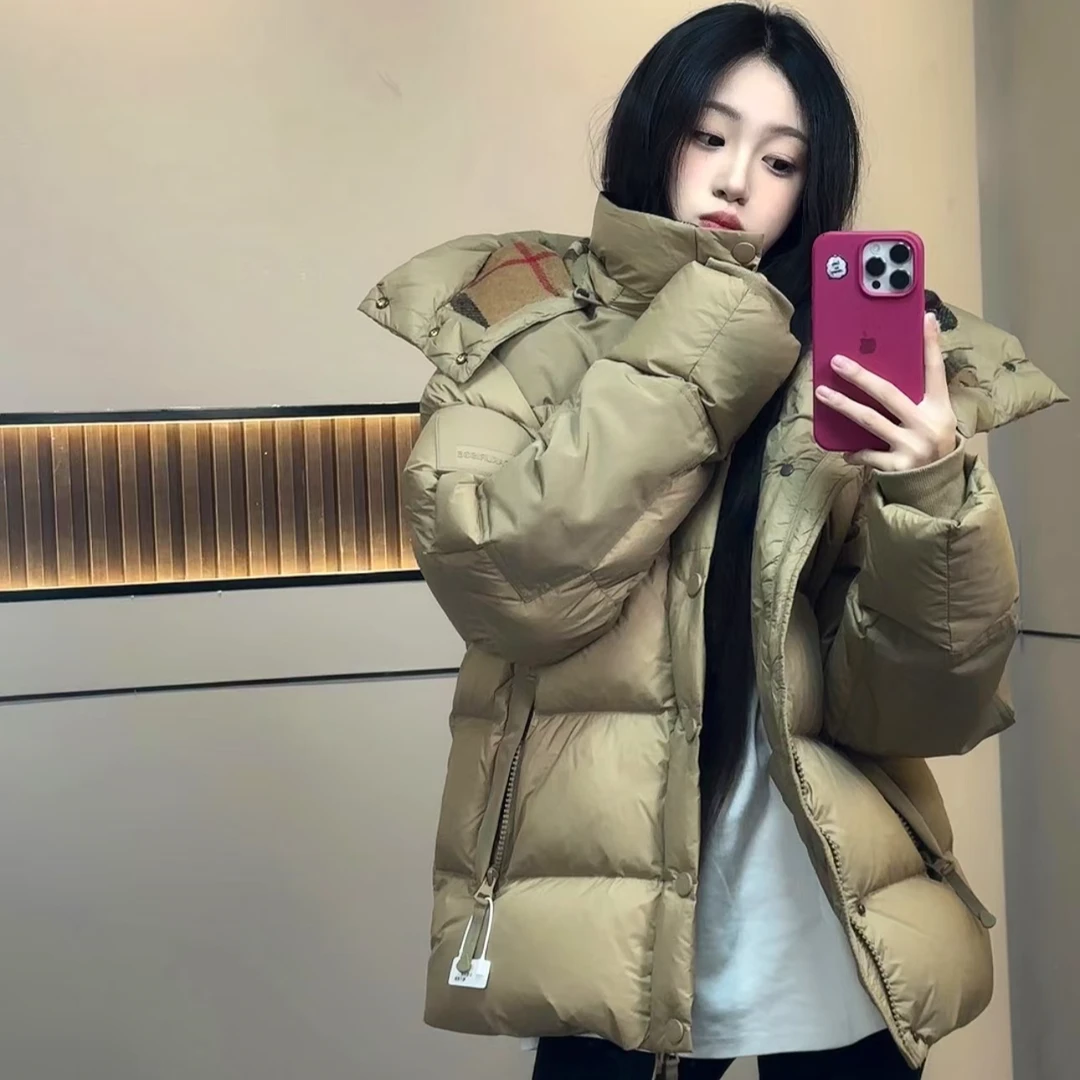 【芯片可查】2024年新款时尚可拆卸袖子冬季情侣款羽绒服4010