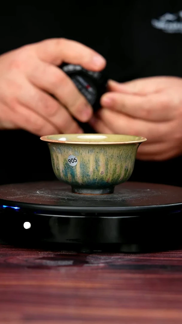 其他钧瓷905#盼龙窑一级品原矿钧瓷压手杯