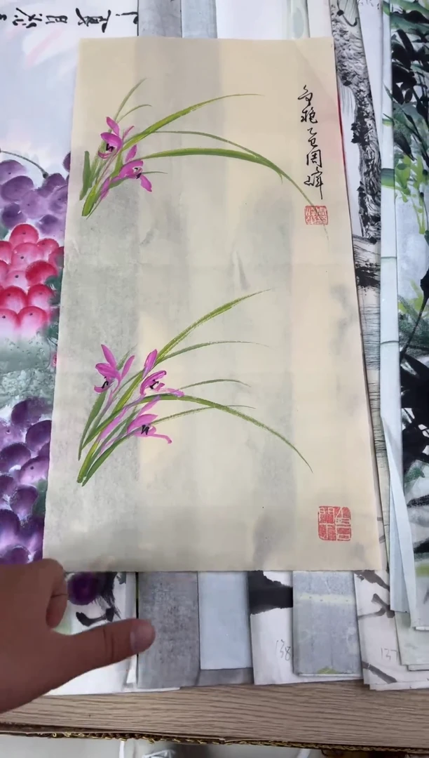 国画11.27国画手绘作品无边框