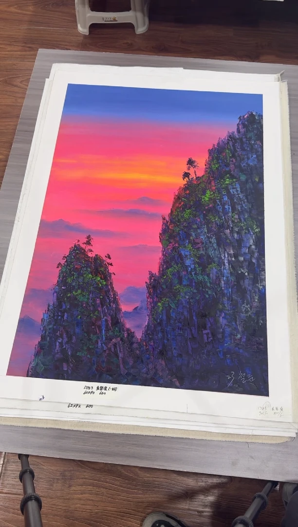 油画【60号】约90*60cm丨朝鲜原创纯手绘孤品油画丨顺丰包邮