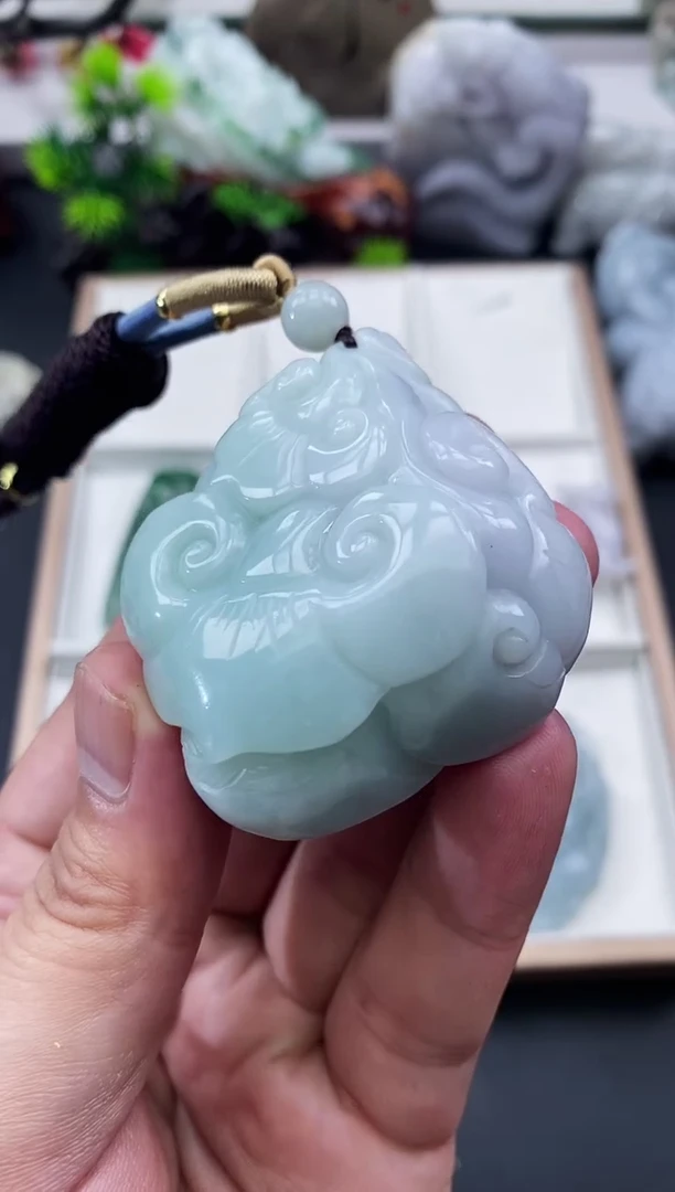 颈饰未镶嵌翡翠天然缅甸A货翡翠