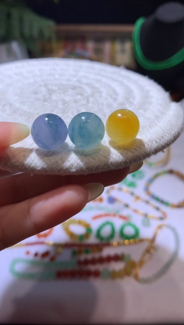 【闪购商品】定制翡翠未镶嵌12.2珠子33000+1650