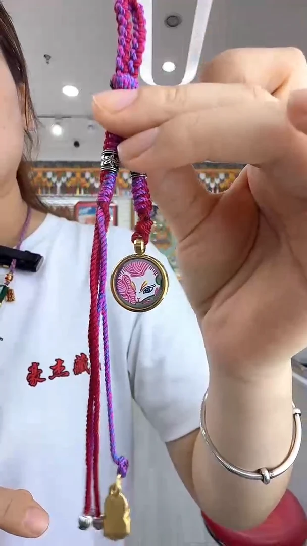 吊坠狐狐纯手绘包挂