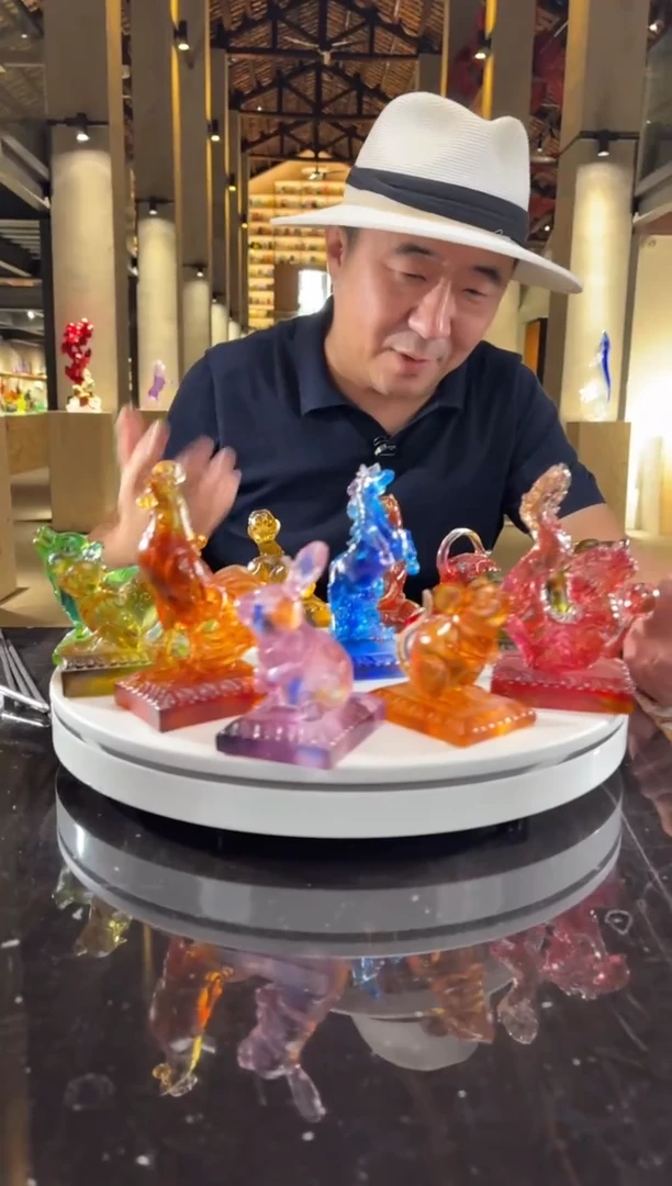 摆件十二生肖摆件一组