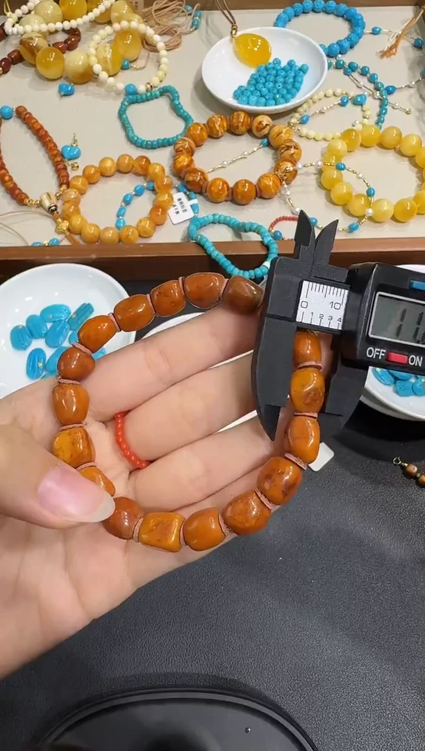 手串琥珀未镶嵌X1119-1195-315