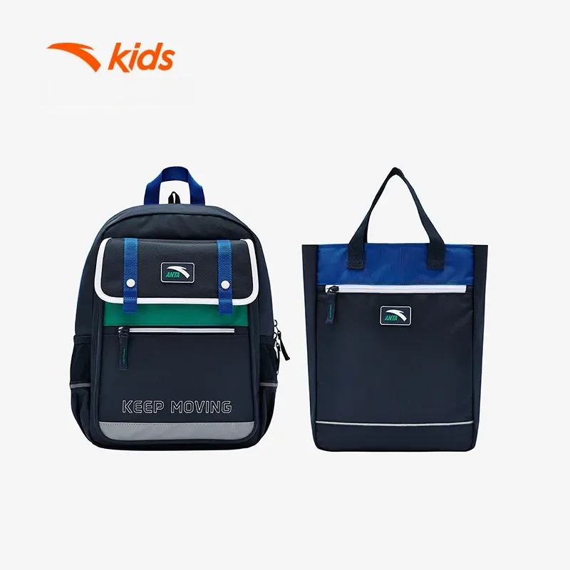 安踏儿童男女运动大童双肩背包附袋2025新款学生书包392528174