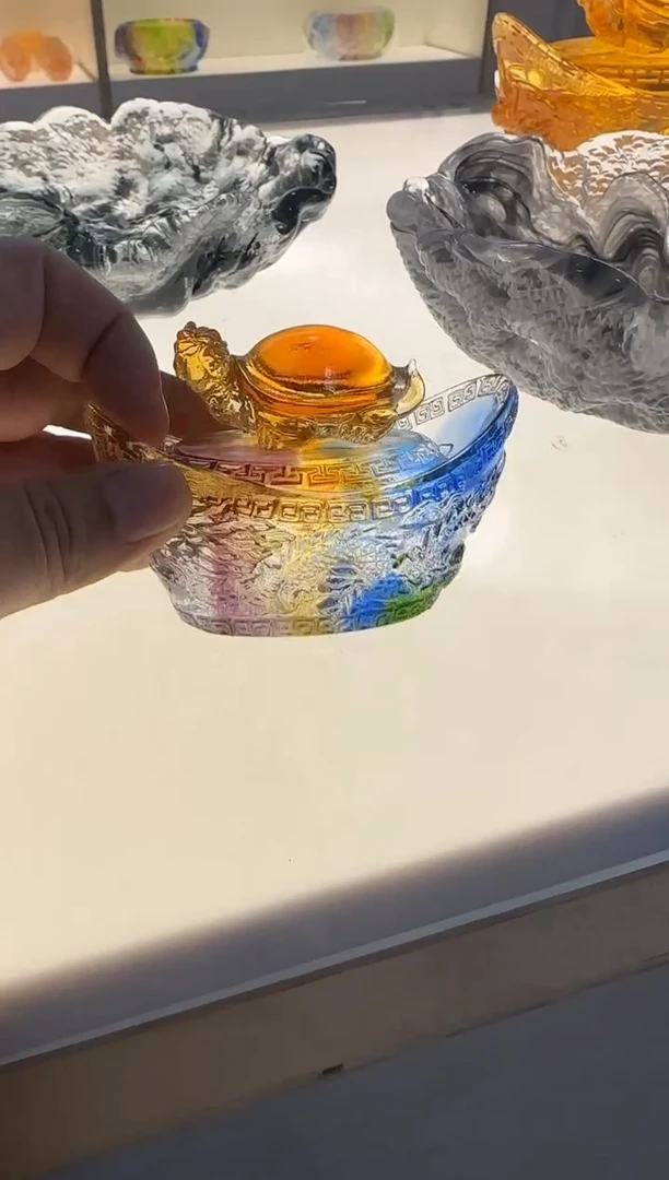 手工艺品琉璃财富龟来
