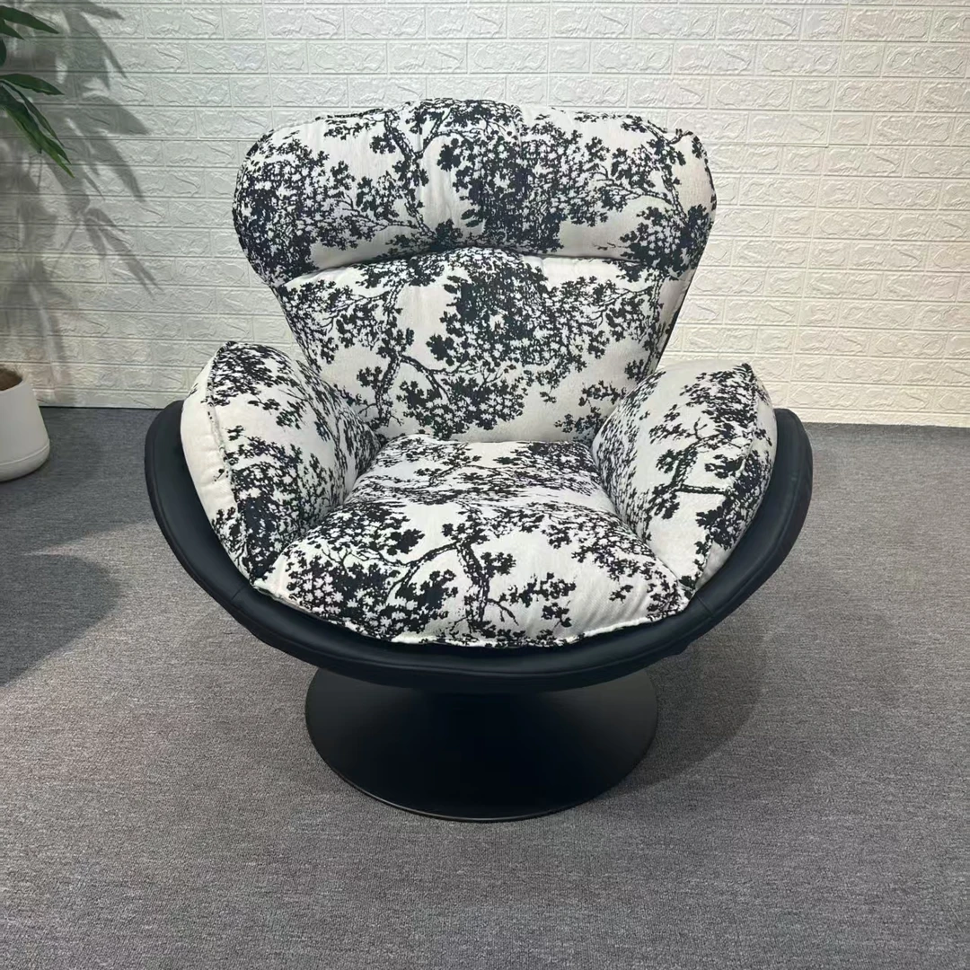轻奢旋转家用单人沙发蛋壳椅阳台客厅懒人椅子