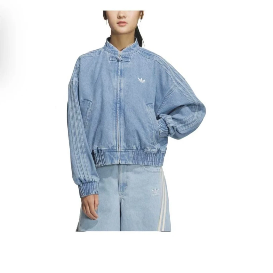 adidas originals 蛇年限定休闲长袖牛仔外套JZ9924 JY8274欧若风