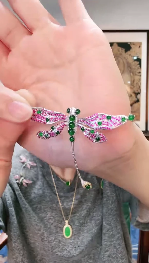 【闪购商品】翡翠颈饰银S925镶嵌吊坠