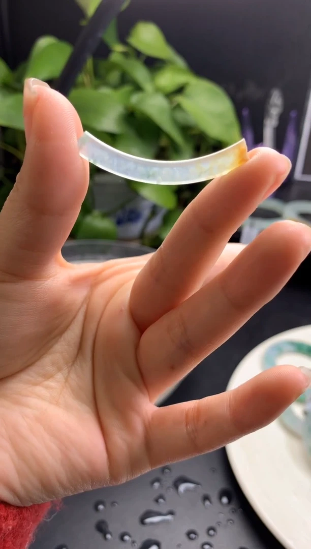 【闪购商品】定制翡翠翡翠玉衡未镶嵌黄翡色