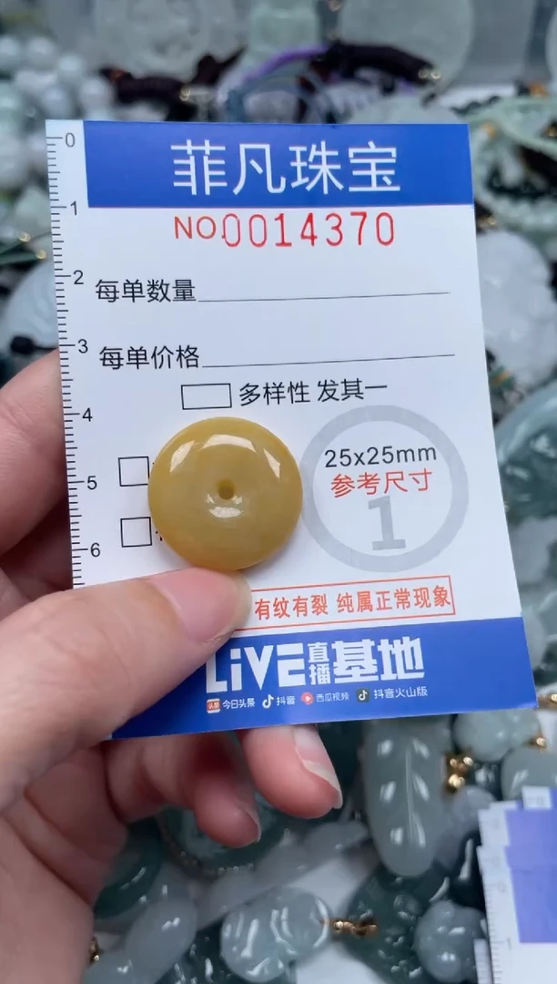 颈饰未镶嵌翡翠14370