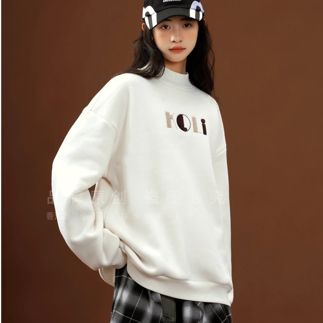 8722高端专享秋冬款加绒卫衣米色（飞飞）