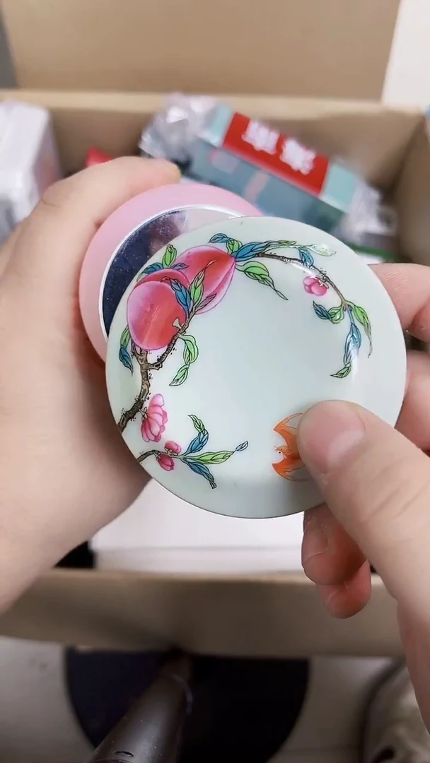 瓷片扣粉水    大