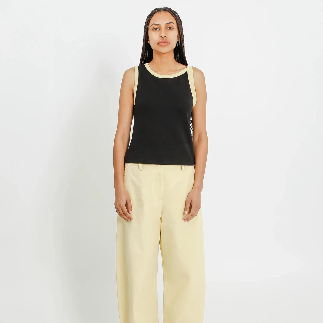 ALPHA60 SEBASTION 柠檬黄直筒长裤