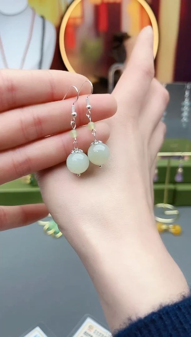 未镶嵌和田玉耳饰X26