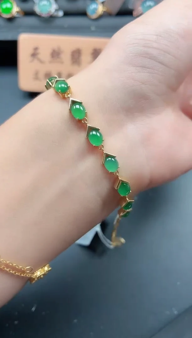 银S925镶嵌戒指翡翠111