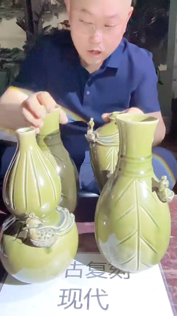 摆件景德镇陶瓷流水28