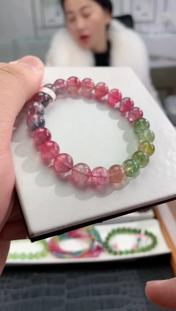 【闪购商品】碧玺手串未镶嵌多样性发一条
